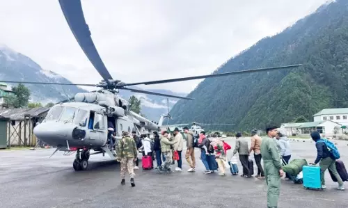 उत्तरी Sikkim में बचाव, राहत और मूल्यांकन मिशन