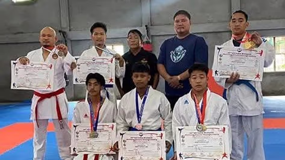 Arunachal कराटे टीम ने 17 पदक जीतकर राष्ट्रीय चैंपियनशिप में अपना दबदबा कायम रखा Arunachal कराटे टीम ने 17 पदक जीतकर राष्ट्रीय चैंपियनशिप में अपना दबदबा कायम रखा