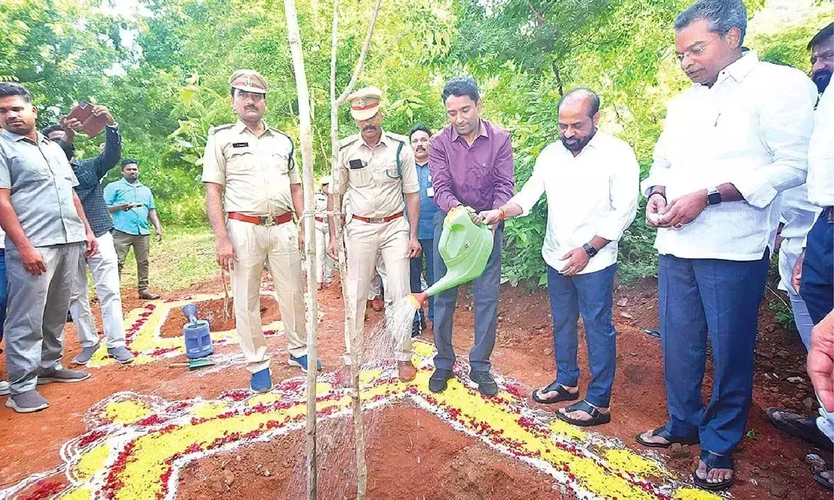 Andhra: बच्चों को पेड़ लगाने के लाभों के बारे में शिक्षित करने का आह्वान Andhra: बच्चों को पेड़ लगाने के लाभों के बारे में शिक्षित करने का आह्वान