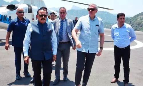 मोदी ने कश्मीर तक रेल परियोजना का शीघ्र पूरा होना सुनिश्चित किया: Dr Jitendra मोदी ने कश्मीर तक रेल परियोजना का शीघ्र पूरा होना सुनिश्चित किया: Dr Jitendra