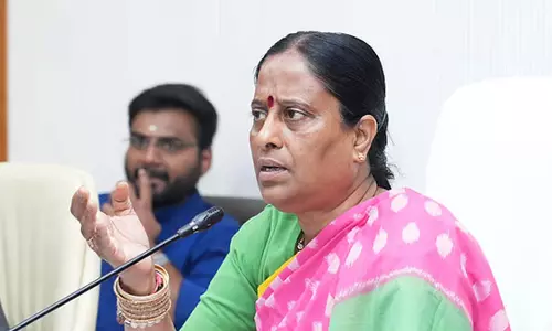 Telangana पर्यावरण बहाली के लिए प्रतिबद्ध: वन मंत्री सुरेखा Telangana पर्यावरण बहाली के लिए प्रतिबद्ध: वन मंत्री सुरेखा