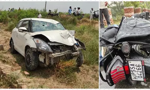 सड़क हादसे में मां-बेटे की मौत, परिवार में कोहराम सड़क हादसे में मां-बेटे की मौत, परिवार में कोहराम