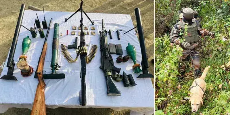 Imphal: सुरक्षा बलों की कार्रवाई में मणिपुर से बरामद हुए हथियार और IED Imphal: सुरक्षा बलों की कार्रवाई में मणिपुर से बरामद हुए हथियार और IED