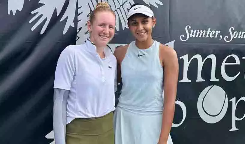 Rashmika ने साउथ कैरोलिना में एकल और युगल क्वार्टर फाइनल में जगह बनाई Rashmika ने साउथ कैरोलिना में एकल और युगल क्वार्टर फाइनल में जगह बनाई