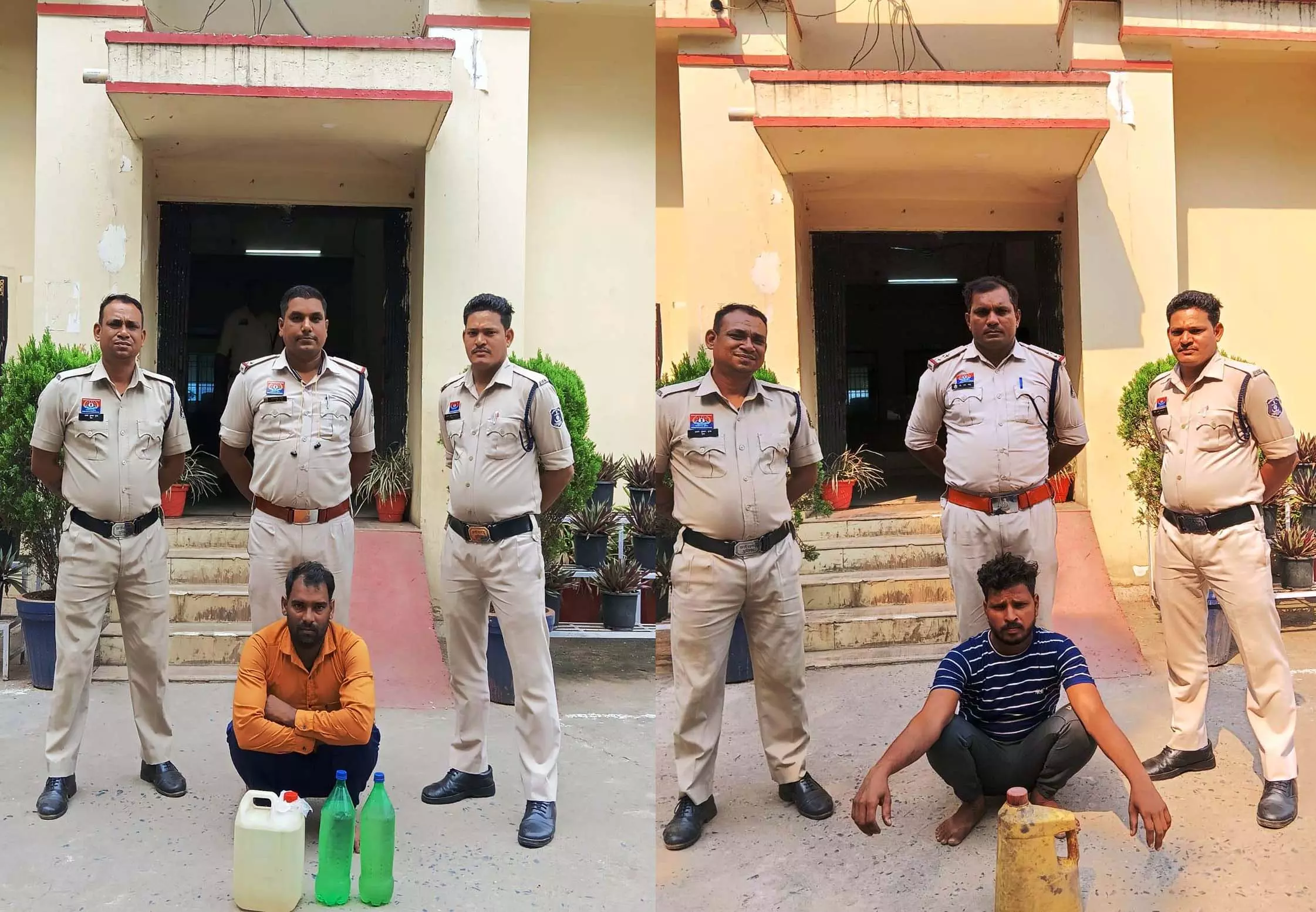 चक्रधरनगर पुलिस की ताबड़तोड़ कार्रवाई, तीन आरोपियों से 25 लीटर महुआ शराब जब्त चक्रधरनगर पुलिस की ताबड़तोड़ कार्रवाई, तीन आरोपियों से 25 लीटर महुआ शराब जब्त