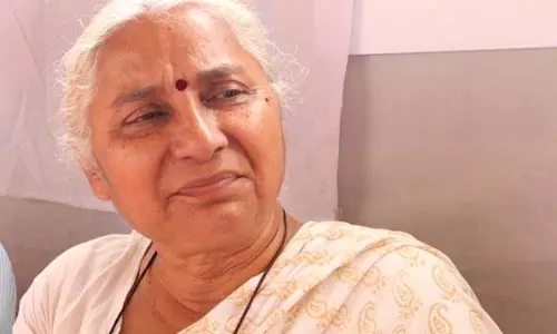 मेधा पाटकर ने रुशिकुल्या नदी संरक्षण की अपील की मेधा पाटकर ने रुशिकुल्या नदी संरक्षण की अपील की