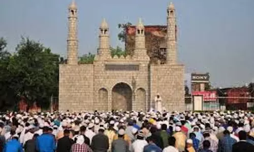 Jammu : में कड़ी सुरक्षा के बीच ईद-उल-अजहा मनाई गई