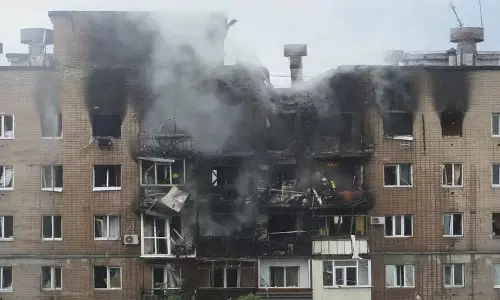 Ukraine के खार्किव में रूसी ड्रोन और मिसाइल हमले में 3 की मौत, 21 घायल