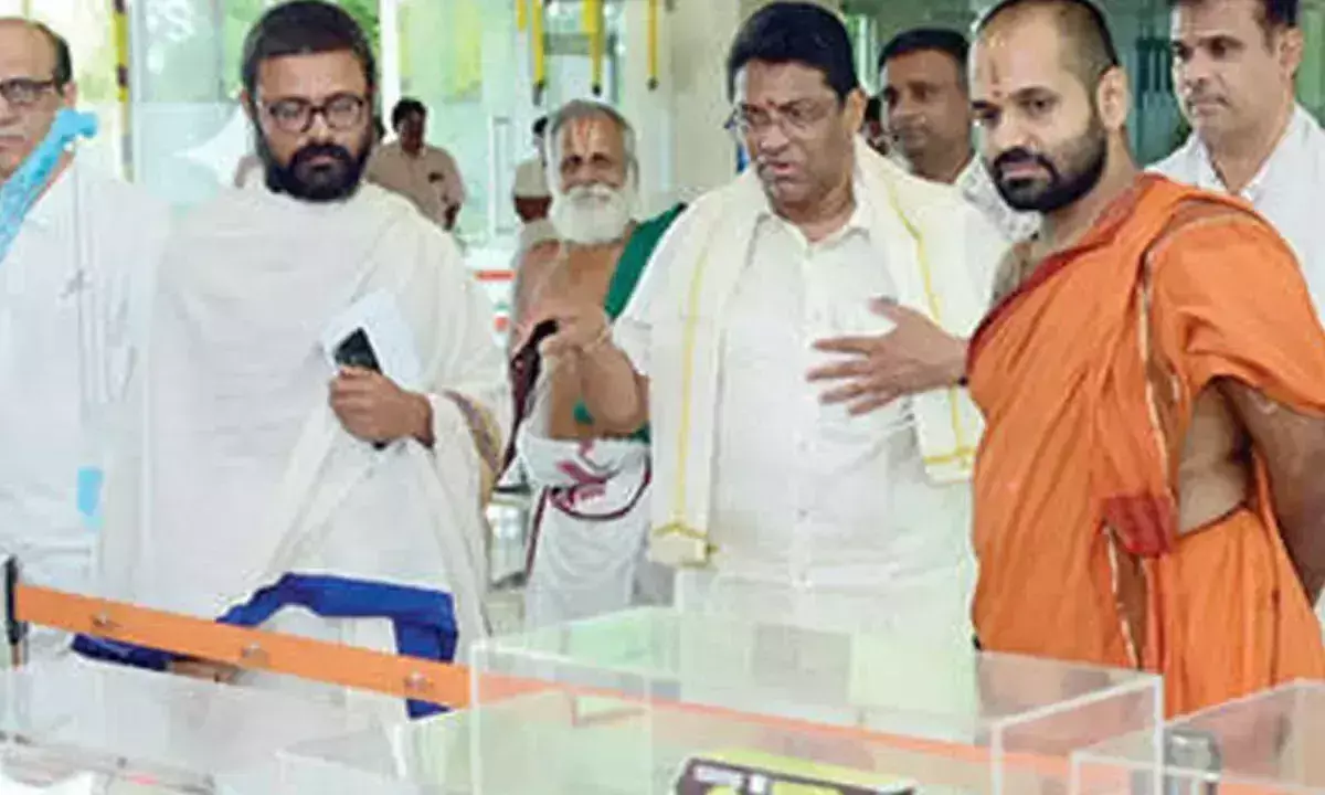 Andhra: सोदे वदिराजा मठ के मठाधीश ने श्री सिटी में पवित्र वनों का उद्घाटन किया