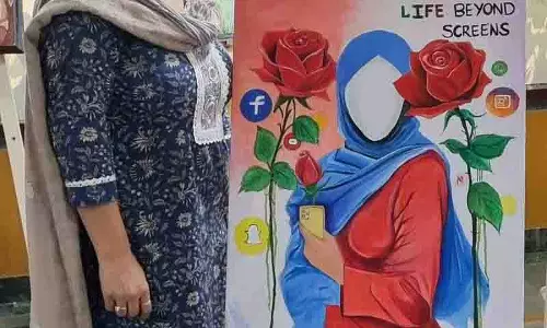 Ludhiana के कलाकारों की पेंटिंग डिजिटल युग में एक चेतावनी Ludhiana के कलाकारों की पेंटिंग डिजिटल युग में एक चेतावनी