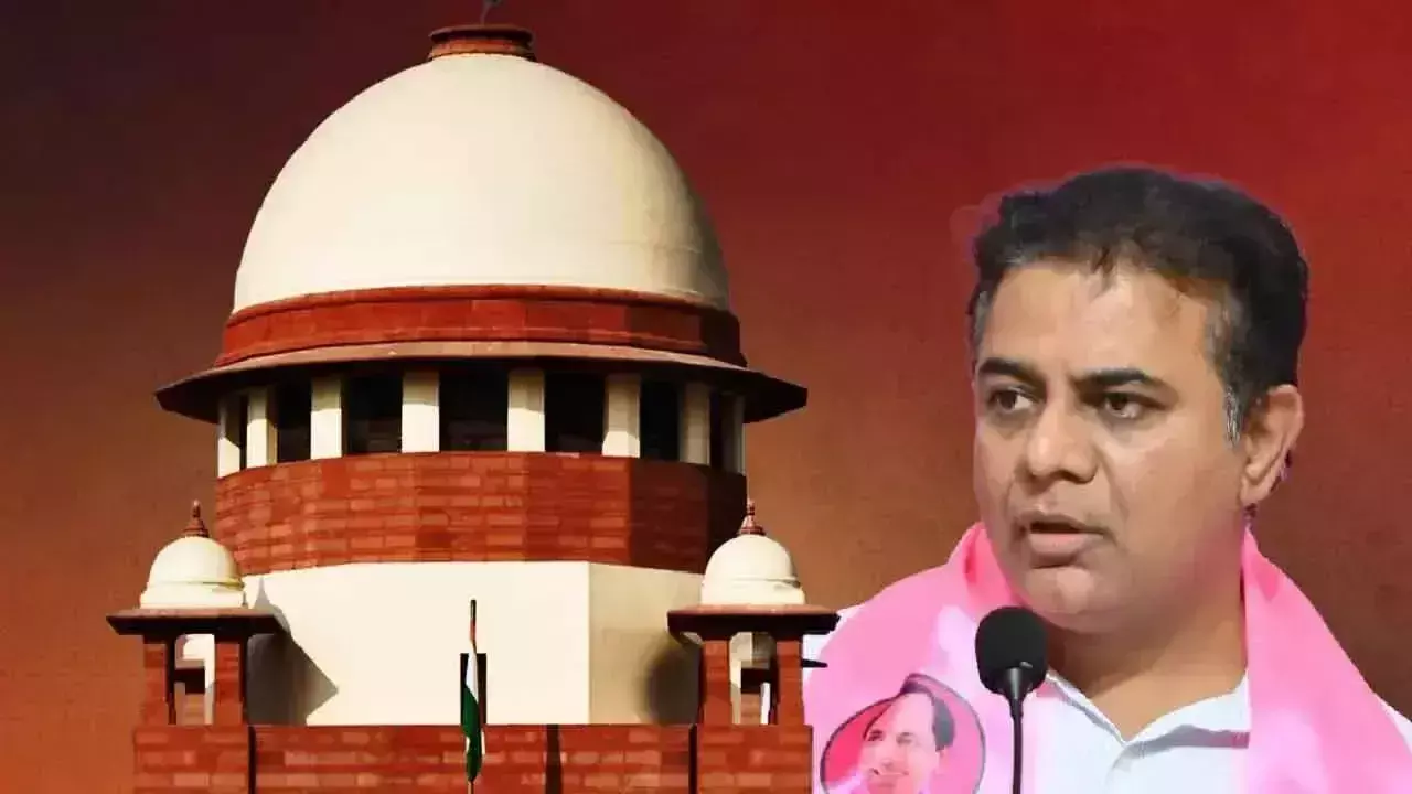Telangana: सुप्रीम कोर्ट ने कथित मूसी घोटाले को लेकर केटीआर को नोटिस भेजा Telangana: सुप्रीम कोर्ट ने कथित मूसी घोटाले को लेकर केटीआर को नोटिस भेजा