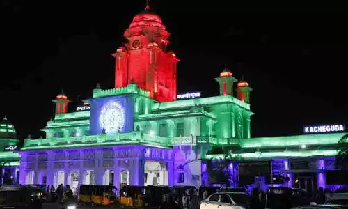 Kacheguda रेलवे स्टेशन की लाइटिंग 9 जून को राष्ट्र को समर्पित की जाएगी