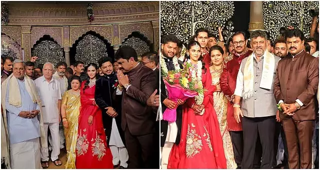पूर्व सीएम के पोते की शादी का रिसेप्शन: उपराष्ट्रपति, केंद्रीय नेता, सीएम, डीसीएम शामिल हुए पूर्व सीएम के पोते की शादी का रिसेप्शन: उपराष्ट्रपति, केंद्रीय नेता, सीएम, डीसीएम शामिल हुए