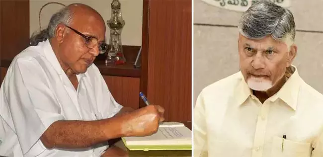 योद्धा रामोजी राव को श्रद्धांजलि: CM Chandrababu योद्धा रामोजी राव को श्रद्धांजलि: CM Chandrababu