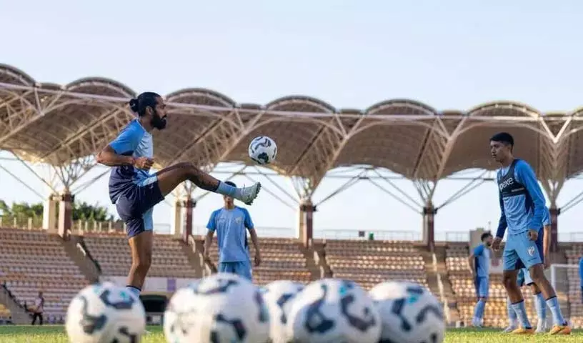 भारत, हांगकांग की नजरें एशियाई कप क्वालीफायर में पहली जीत पर भारत, हांगकांग की नजरें एशियाई कप क्वालीफायर में पहली जीत पर