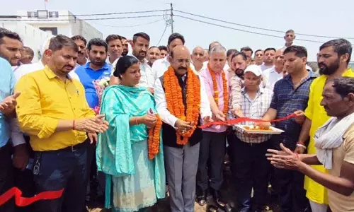 MLA ने परगवाल में पशु चिकित्सालय का रखा शिलान्यास MLA ने परगवाल में पशु चिकित्सालय का रखा शिलान्यास