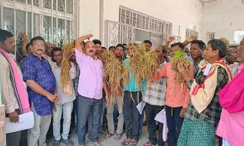 Odisha में खरीद में देरी को लेकर किसानों ने मंडी कार्यालय पर ताला जड़ा