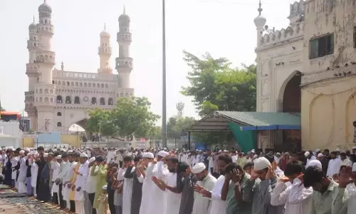 Telangana: बकरीद का त्यौहार भक्ति और दावतों के साथ मनाया गया Telangana: बकरीद का त्यौहार भक्ति और दावतों के साथ मनाया गया