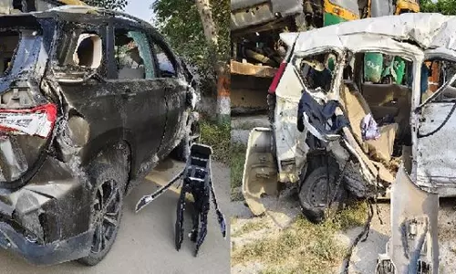 Haryana :  दिल्ली-आगरा हाईवे पर दुर्घटना में 3 की मौत