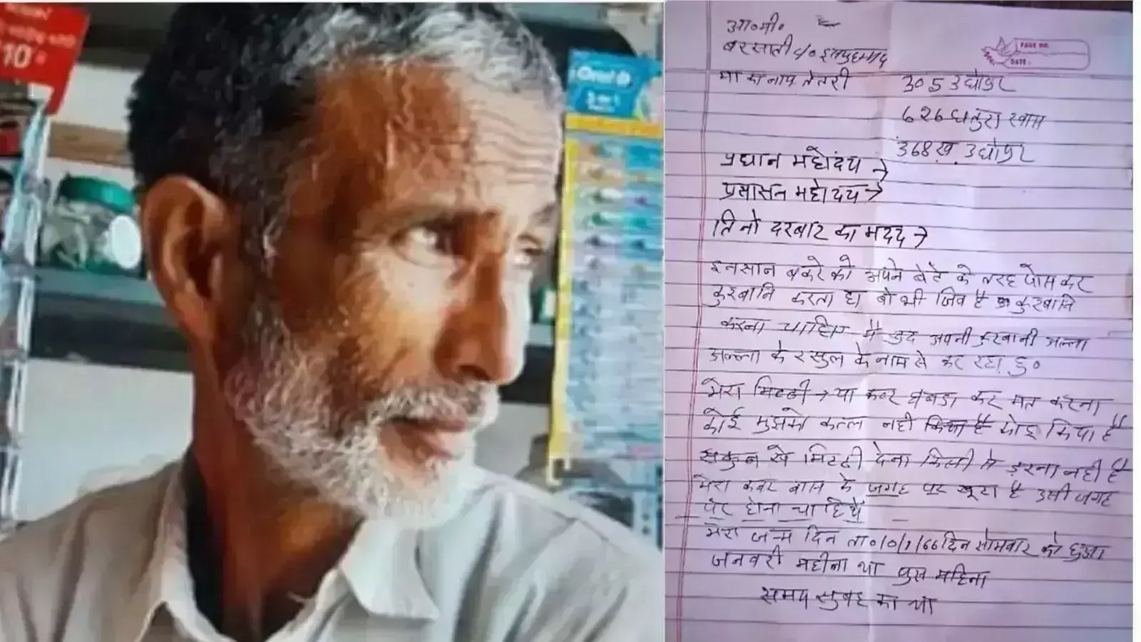 Deoria: बुजुर्ग ने बकरीद पर दी खुद की ‘कुर्बानी’ Deoria: बुजुर्ग ने बकरीद पर दी खुद की ‘कुर्बानी’
