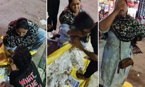 Pune : कथित लेडी डॉन हिना शेख ने एफसी रोड विक्रेताओं से हफ्ता मांगा Pune : कथित लेडी डॉन हिना शेख ने एफसी रोड विक्रेताओं से हफ्ता मांगा