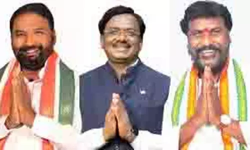 Telangana:मंत्रिमंडल का विस्तार, तीन नए मंत्री शामिल Telangana:मंत्रिमंडल का विस्तार, तीन नए मंत्री शामिल