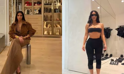 Kim Kardashian के लक्स क्लोसेट के अंदर