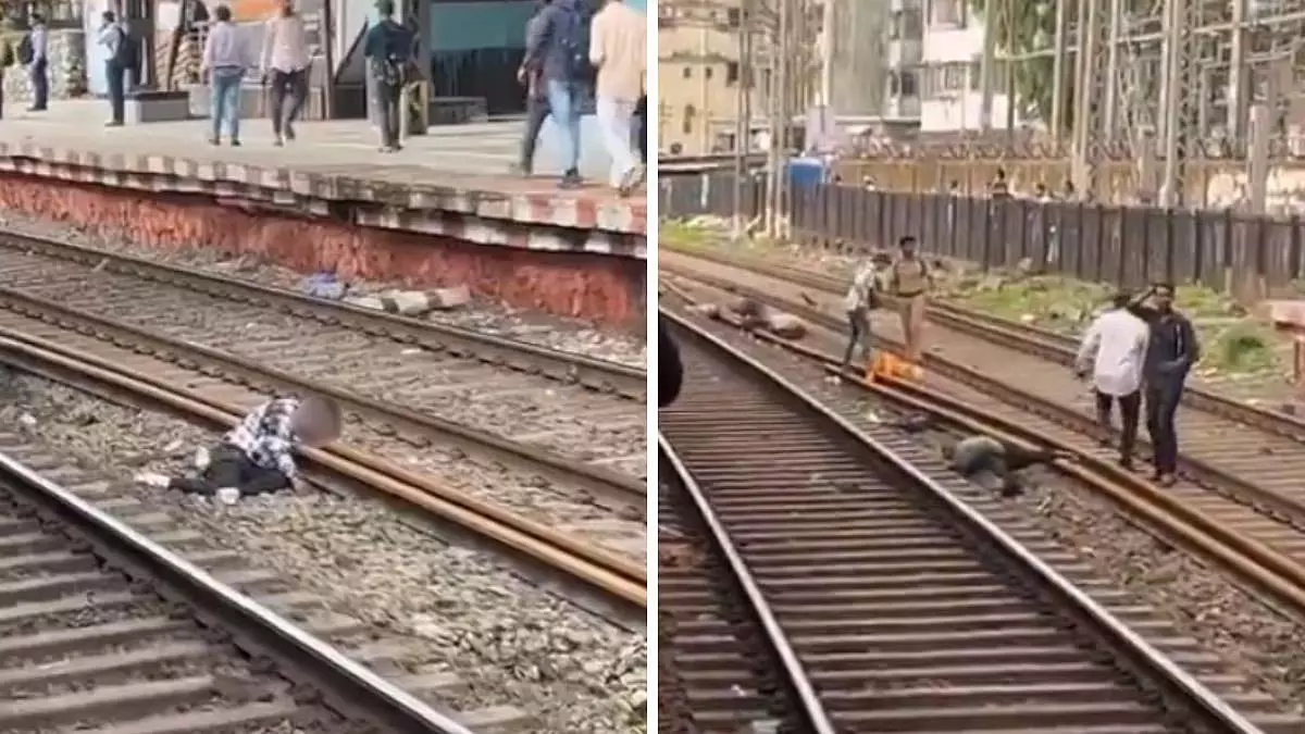 Mumbai : मुंब्रा स्टेशन के पास मुंबई लोकल ट्रेन से गिरकर 5 लोगों की मौत Mumbai : मुंब्रा स्टेशन के पास मुंबई लोकल ट्रेन से गिरकर 5 लोगों की मौत
