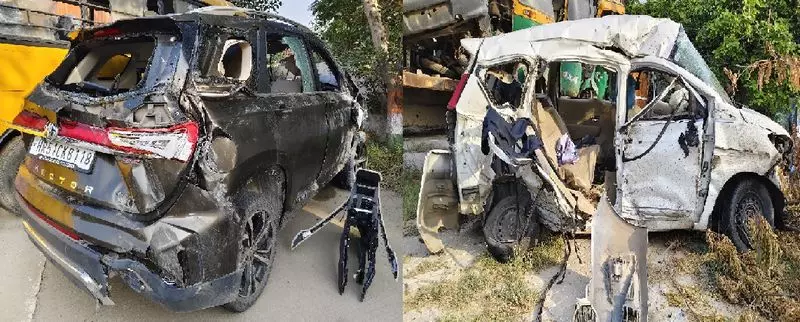 Haryana : दिल्ली-आगरा हाईवे पर दुर्घटना में 3 की मौत Haryana : दिल्ली-आगरा हाईवे पर दुर्घटना में 3 की मौत