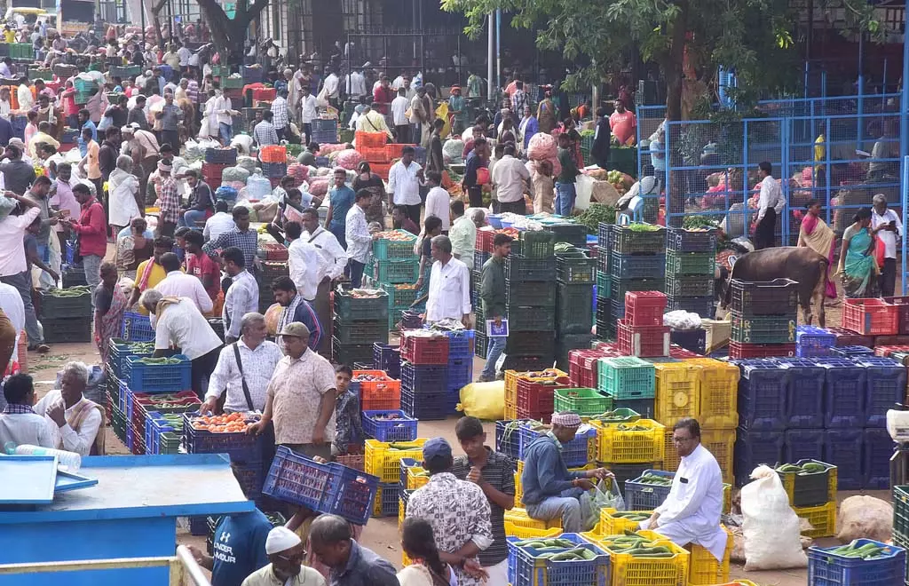 चहल-पहल भरा बाज़ार: लाखों का लेनदेन चहल-पहल भरा बाज़ार: लाखों का लेनदेन
