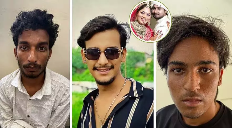 सोनम रघुवंशी के बॉयफ्रेंड राज कुशवाह समेत तीन उनके पति की हत्या के आरोप में हिरासत में सोनम रघुवंशी के बॉयफ्रेंड राज कुशवाह समेत तीन उनके पति की हत्या के आरोप में हिरासत में
