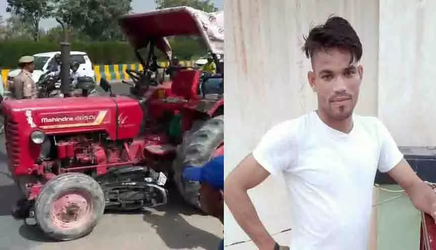 दर्दनाक सड़क हादसा: रेत से भरे ट्रैक्टर ने दो युवकों को कुचला, मौके पर ही मौत दर्दनाक सड़क हादसा: रेत से भरे ट्रैक्टर ने दो युवकों को कुचला, मौके पर ही मौत