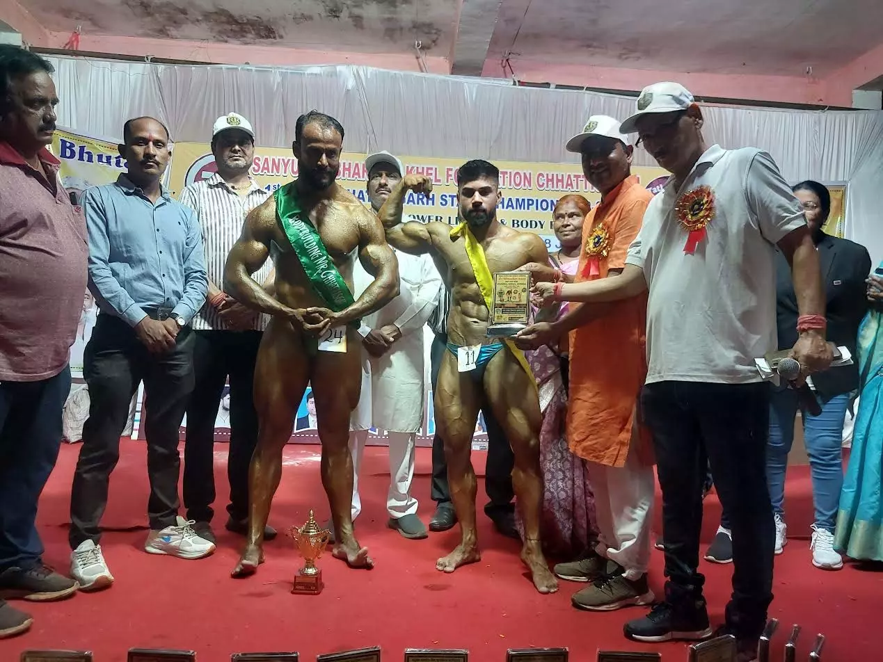 रायपुर के राजेश यादव बने मिस्टर छत्तीसगढ़ रायपुर के राजेश यादव बने मिस्टर छत्तीसगढ़