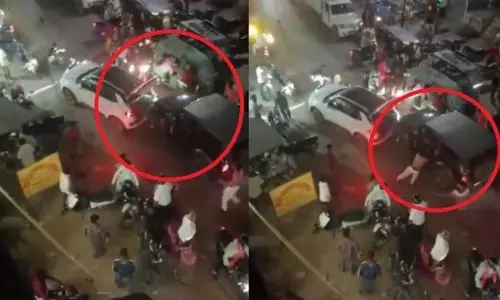 थार ने कई वाहनों को मारी ठोकर, चौराहे पर बड़ा हादसा थार ने कई वाहनों को मारी ठोकर, चौराहे पर बड़ा हादसा