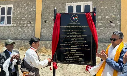 नेपाल के मस्तंग में भारत की सहायता से स्कूल छात्रावास और कैंटीन ब्लॉक का शिलान्यास
