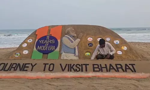 प्रधानमंत्री मोदी के नेतृत्व में देश हर क्षेत्र में आगे बढ़ा : सैंड आर्टिस्ट सुदर्शन पटनायक