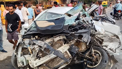 Shahjahanpur: भीषण सड़क हादसे में गोरखपुर के तीन लोगों की मौत