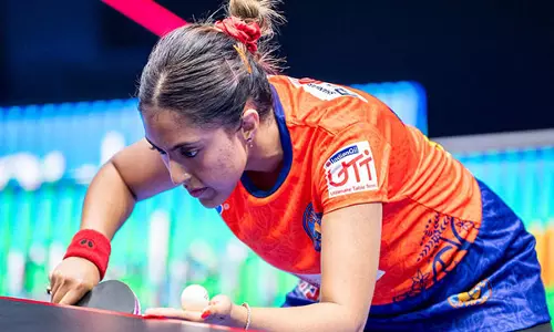 UTT Season 6: अहमदाबाद एसजी पाइपर्स की नजरें लय में चल रही कोलकाता थंडरब्लेड्स के खिलाफ वापसी पर UTT Season 6: अहमदाबाद एसजी पाइपर्स की नजरें लय में चल रही कोलकाता थंडरब्लेड्स के खिलाफ वापसी पर