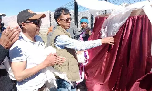 Jammu: ज़ांस्कर में सौर लिफ्ट सिंचाई योजना शुरू की Jammu: ज़ांस्कर में सौर लिफ्ट सिंचाई योजना शुरू की