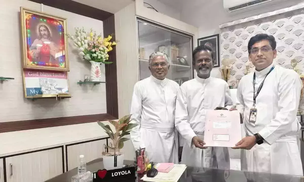 Andhra: सगयाराज लोयोला पब्लिक स्कूल के नए प्रिंसिपल