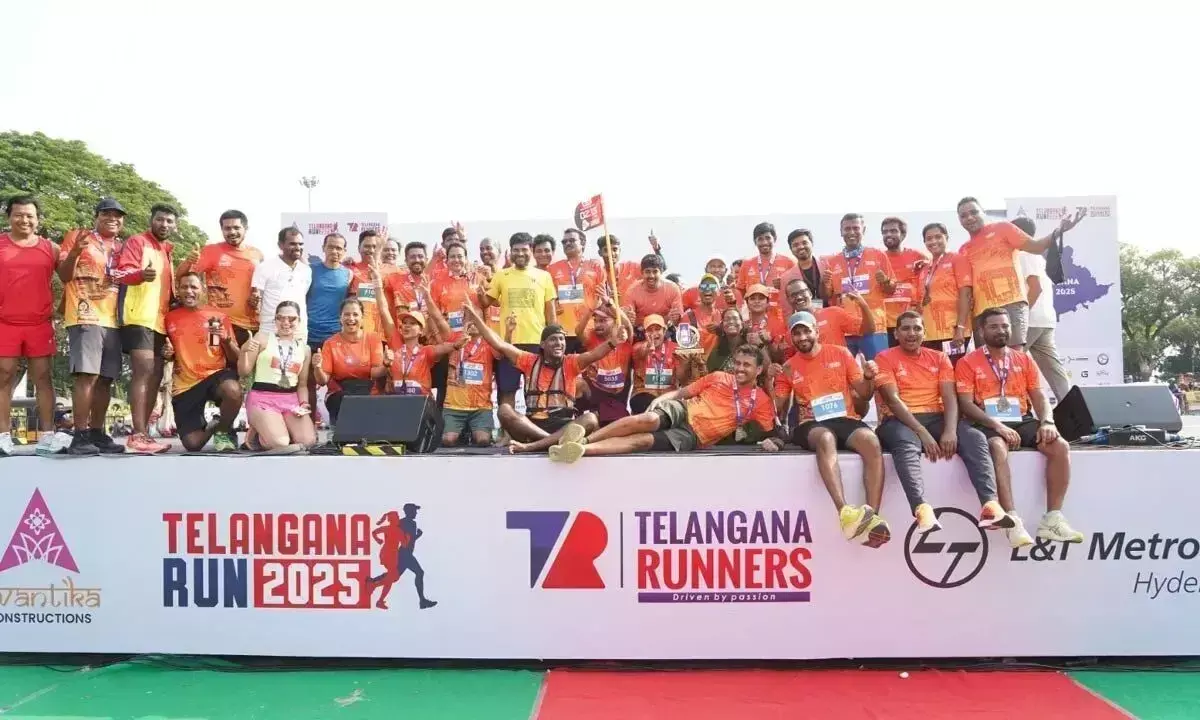 Telangana: हजारों धावक फिटनेस के जश्न में एकजुट हुए