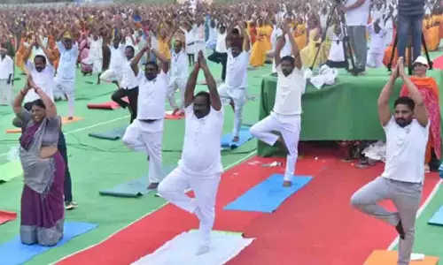 Vijayanagaram के एस. कोटा मंडल में योगांध्र कार्यक्रम किया आयोजित Vijayanagaram के एस. कोटा मंडल में योगांध्र कार्यक्रम किया आयोजित