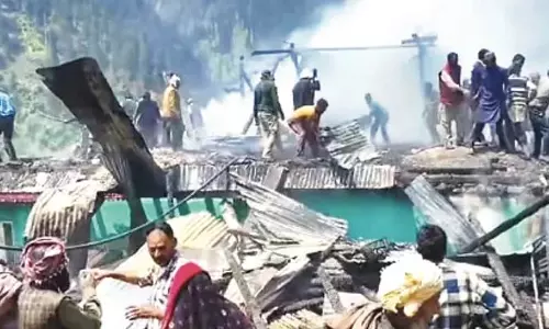 डोडा के भलेसा में मकान जलकर राख, लाखों का नुकसान