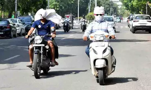 Chandigarh में 43.8 डिग्री सेल्सियस तापमान के साथ सीजन का सबसे गर्म दिन दर्ज किया