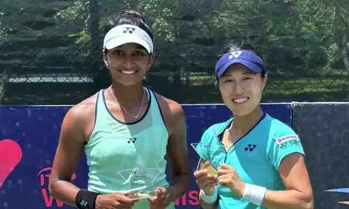 सहजा और हिरोको ने ITF युगल खिताब जीता सहजा और हिरोको ने ITF युगल खिताब जीता