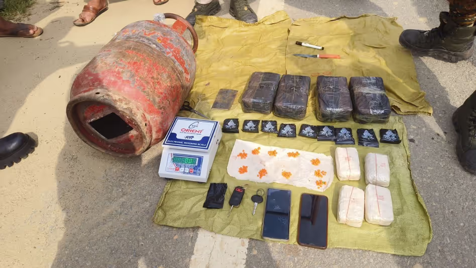 Assam  पुलिस ने कछार में 45 करोड़ रुपये की ड्रग्स जब्त की, चार गिरफ्तार