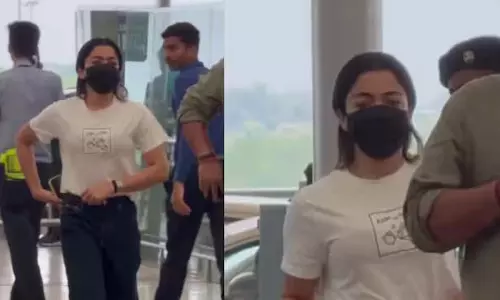 ‘नेशनल क्रश’ रश्मिका मंदाना ने एयरपोर्ट पर सहजता बनाए रखी
