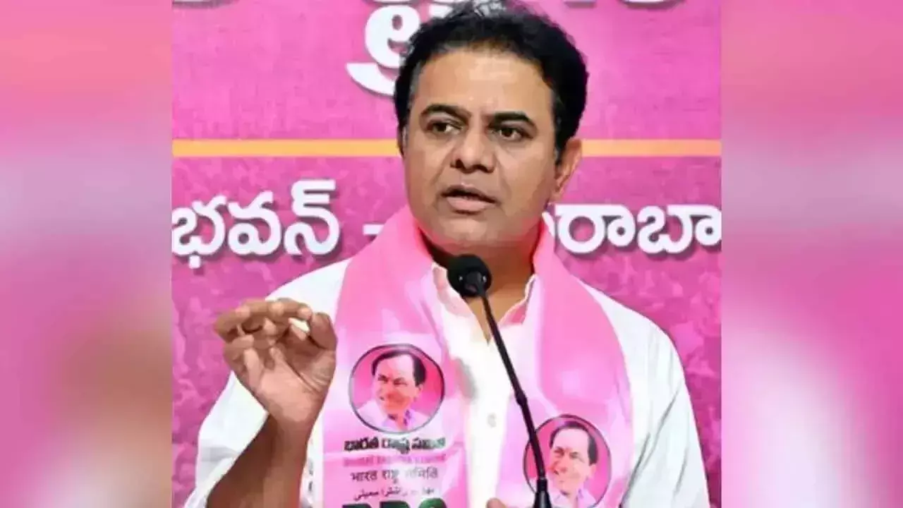 KTR ने KLIP पर ‘तथ्यों को तोड़-मरोड़ कर पेश करने’ को लेकर भाजपा, कांग्रेस पर निशाना साधा KTR ने KLIP पर ‘तथ्यों को तोड़-मरोड़ कर पेश करने’ को लेकर भाजपा, कांग्रेस पर निशाना साधा