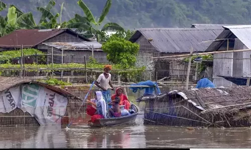 Assam बाढ़ अपडेट: 9 जिलों में 1.38 लाख लोग प्रभावित