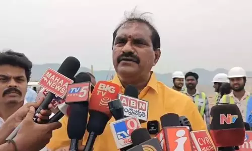 Nimmala ने कहा- पोलावरम परियोजना की डी-वॉल का निर्माण तेज गति से चल रहा